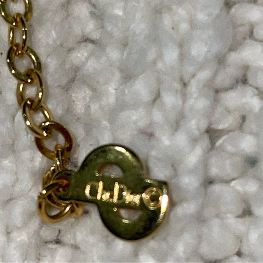 Vintage Christian Dior necklace with a heart pendant - Picture 3 of 8